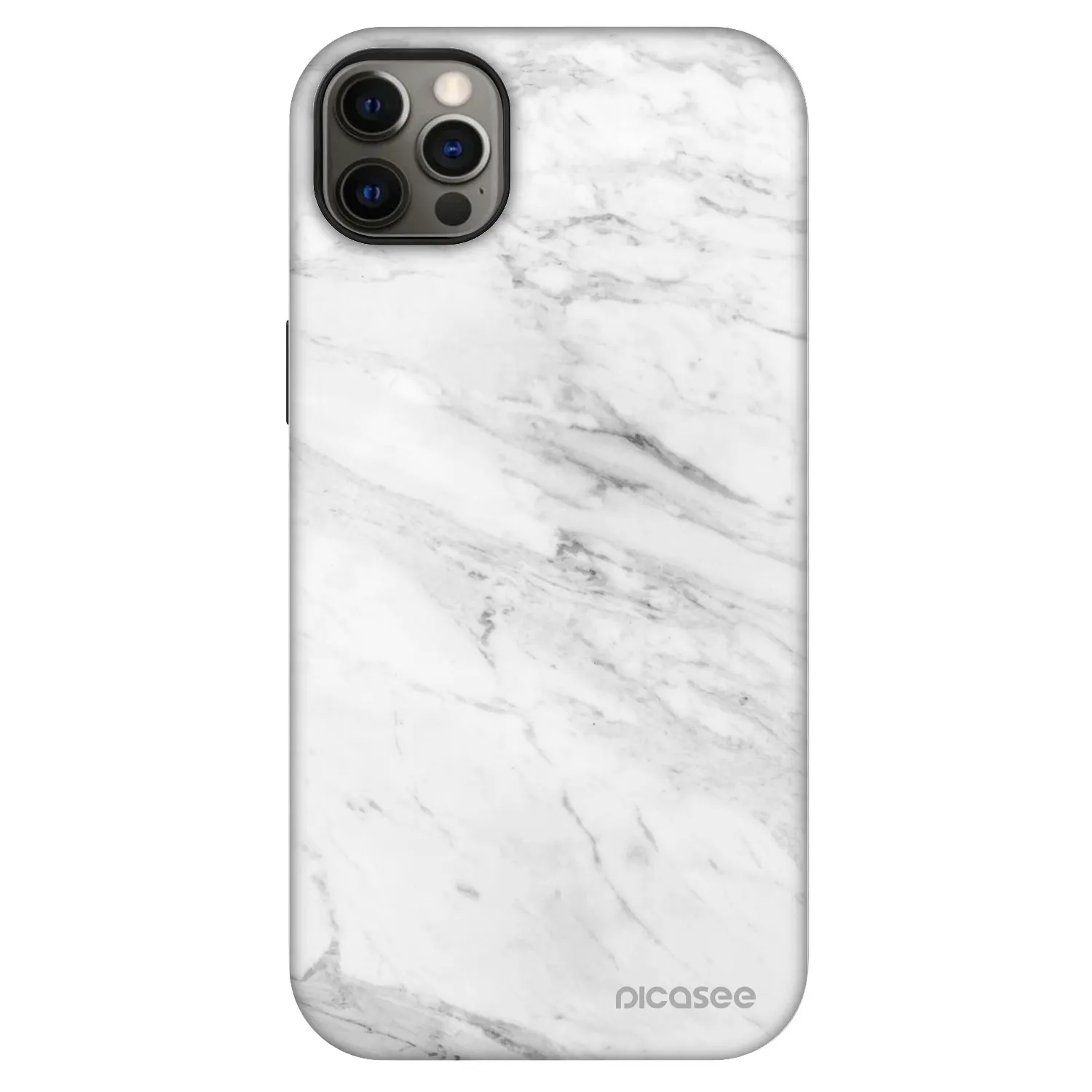 Picasee Fashion Case MagSafe pre Apple iPhone 12 Pro Max - White marble