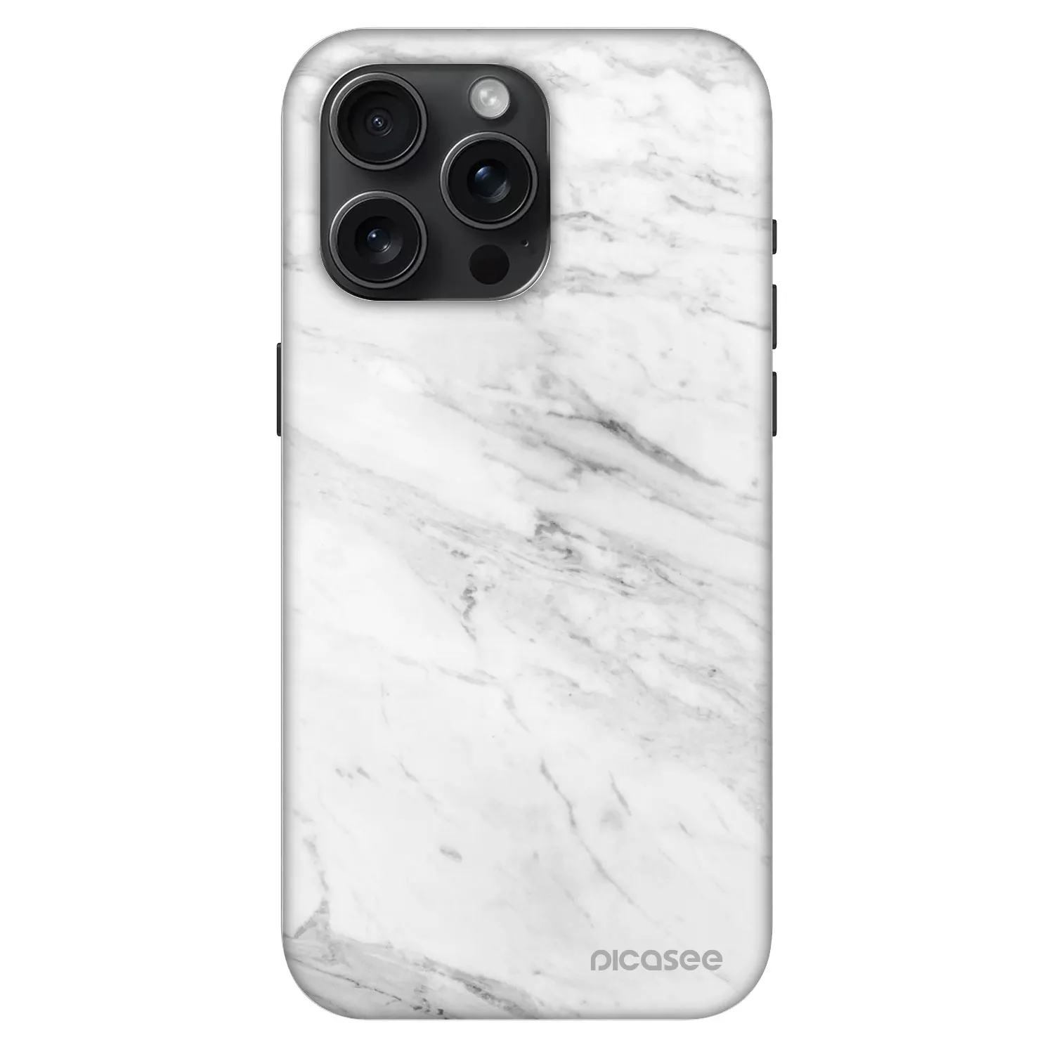 Picasee Fashion Case MagSafe pre Apple iPhone 15 Pro Max - White marble