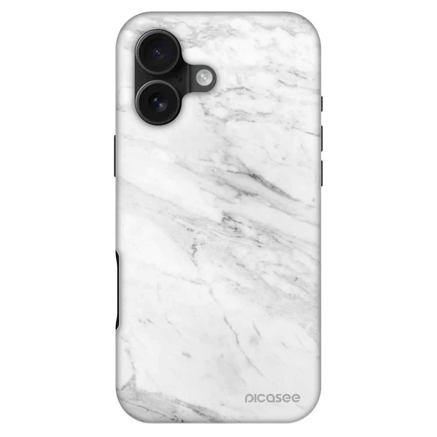 Picasee Fashion Case MagSafe pre Apple iPhone 16 - White marble