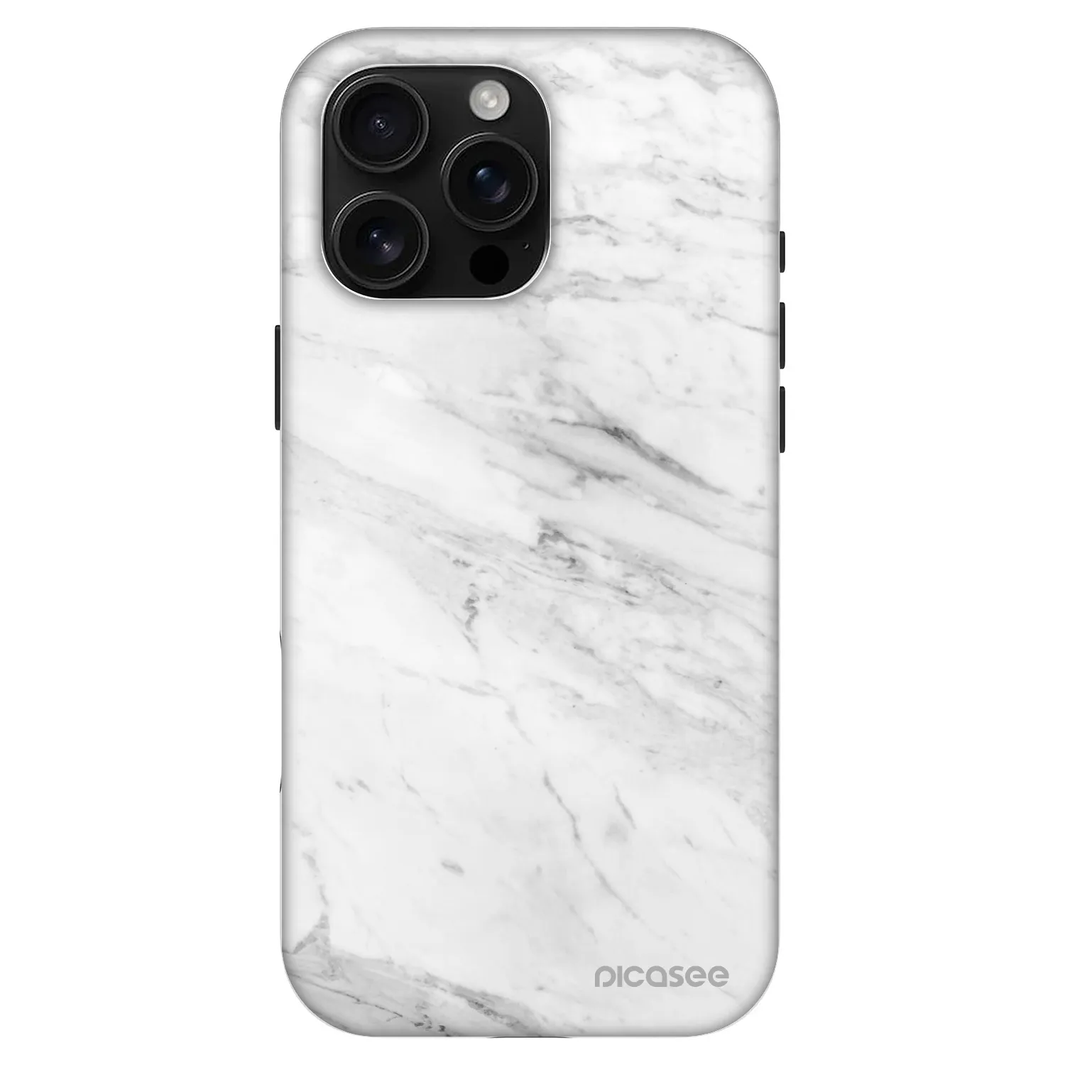Fashion Case MagSafe pre Apple iPhone 16 Pro Max - White marble