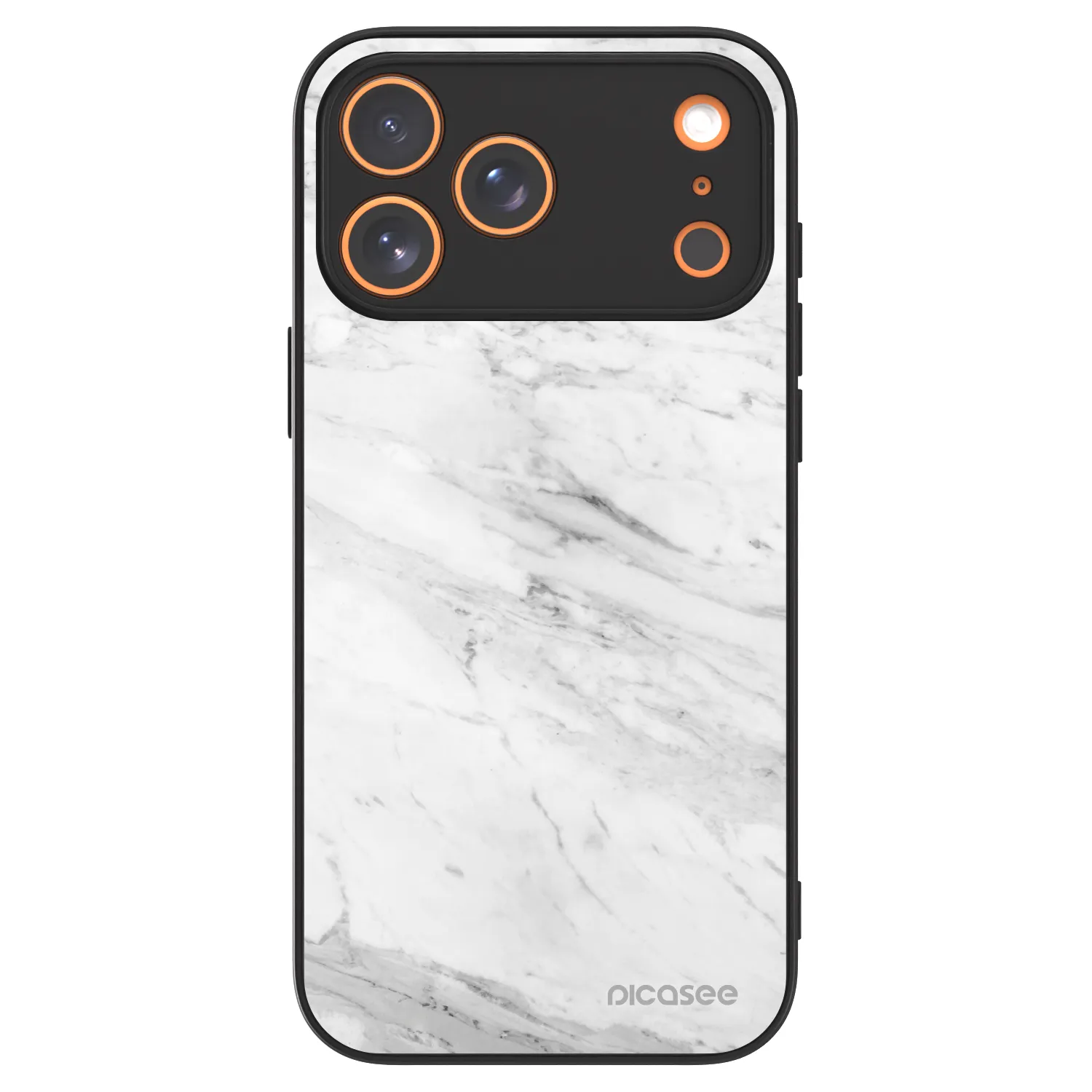 Picasee ULTIMATE CASE MagSafe pro Apple iPhone 18 Pro Max - White marble
