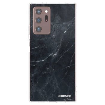Picasee silikónový prehľadný obal pre Samsung Galaxy Note 20 Ultra - Black marble