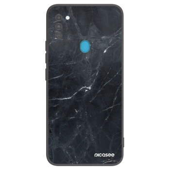 Obal pre Samsung Galaxy M11 - Black marble