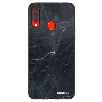 Obal pre Samsung Galaxy A20s - Black marble