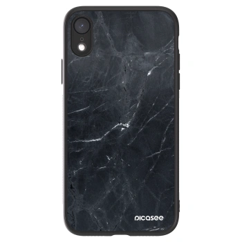 Picasee ULTIMATE CASE pro Apple iPhone XR - Black marble