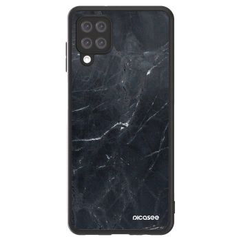 Picasee ULTIMATE CASE pro Samsung Galaxy A12 A125F - Black marble