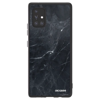 Picasee ULTIMATE CASE pro Samsung Galaxy A71 A715F - Black marble