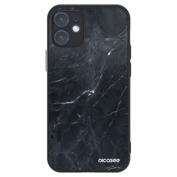 Picasee ULTIMATE CASE pro Apple iPhone 12 mini - Black marble