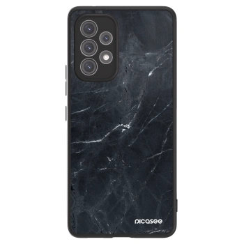 Picasee ULTIMATE CASE pro Samsung Galaxy A52 5G A525F - Black marble