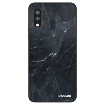 Obal pre Samsung Galaxy A40 A405F - Black marble