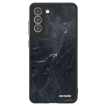 Picasee ULTIMATE CASE pro Samsung Galaxy S21 FE 5G - Black marble
