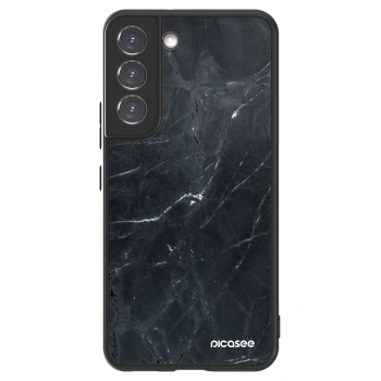 Picasee ULTIMATE CASE pro Samsung Galaxy S22 5G - Black marble