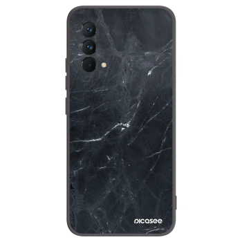 Picasee silikónový čierny obal pre Realme GT Master Edition 5G - Black marble