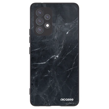 Picasee silikónový čierny obal pre Samsung Galaxy A53 5G A536 - Black marble