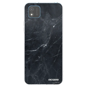 Picasee silikónový prehľadný obal pre Realme C11 (2021) - Black marble