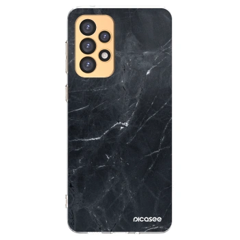 Picasee silikónový prehľadný obal pre Samsung Galaxy A33 5G A336 - Black marble