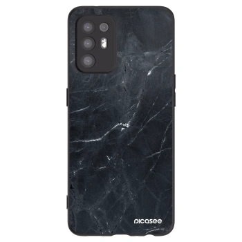 Picasee silikónový čierny obal pre OPPO A94 5G - Black marble