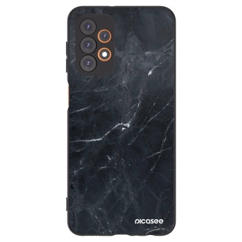 Picasee silikónový čierny obal pre Samsung Galaxy A23 A235F 4G - Black marble