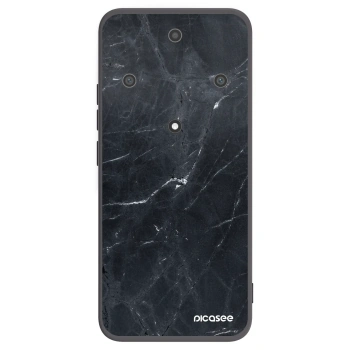 Picasee silikónový čierny obal pre Honor Magic5 Lite 5G - Black marble