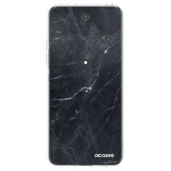 Picasee silikónový prehľadný obal pre Honor Magic5 Lite 5G - Black marble