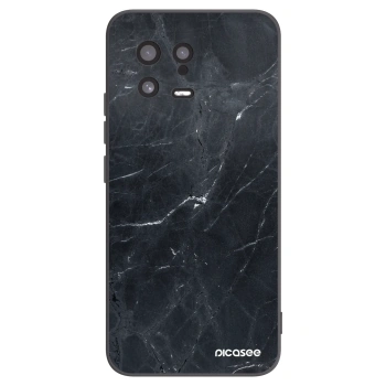 Picasee silikónový čierny obal pre Xiaomi 13 - Black marble