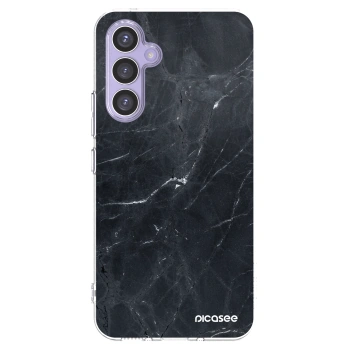 Picasee silikónový prehľadný obal pre Samsung Galaxy A54 5G A546B - Black marble