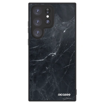 Picasee ULTIMATE CASE PowerShare pro Samsung Galaxy S23 Ultra 5G - Black marble