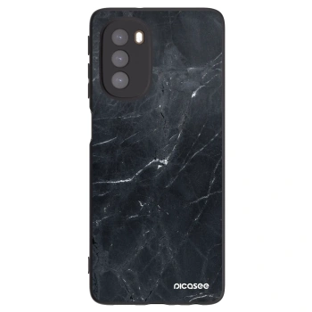 Obal pre Motorola Moto G51 - Black marble