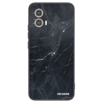 Obal pre Motorola Moto G53 5G - Black marble