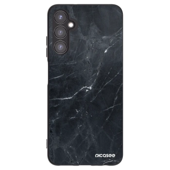 Picasee silikónový čierny obal pre Samsung Galaxy A05s A057G - Black marble