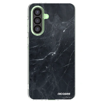Picasee silikónový prehľadný obal pre Samsung Galaxy A26 5G A266B - Black marble