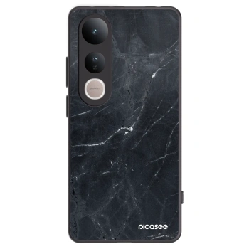 Picasee silikónový čierny obal pre Vivo V50 Lite 5G - Black marble