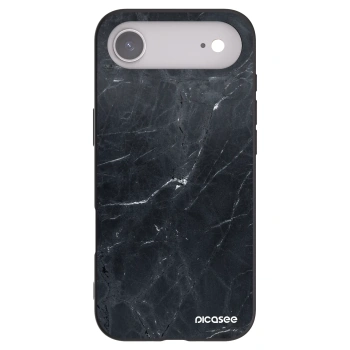 Picasee silikónový čierny obal pre Apple iPhone Air - Black marble