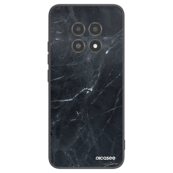 Picasee silikónový čierny obal pre Realme 12X - Black marble