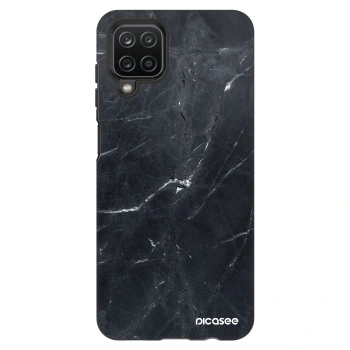 Obal pre Samsung Galaxy A12 A125F - Black marble