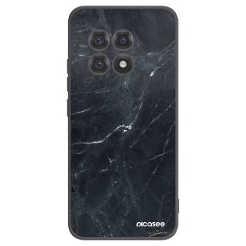 Picasee silikónový čierny obal pre OnePlus 13R 5G - Black marble