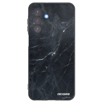 Picasee silikónový čierny obal pre Samsung Galaxy A17 5G - Black marble