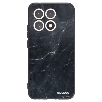 Picasee silikónový čierny obal pre Xiaomi 15T - Black marble