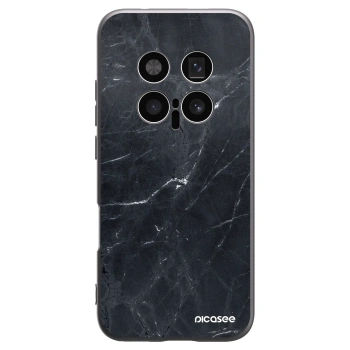 Picasee silikónový čierny obal pre Honor Magic8 Pro 5G - Black marble