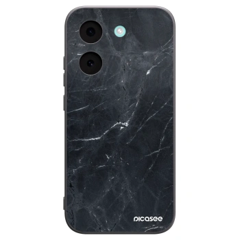 Picasee silikónový čierny obal pre Xiaomi Poco X8 Pro - Black marble