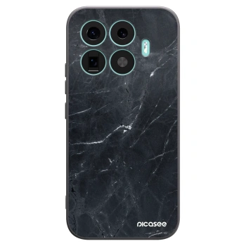 Picasee silikónový čierny obal pre Xiaomi 17T - Black marble