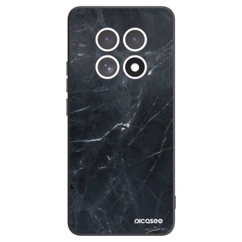 Picasee silikónový čierny obal pre Xiaomi Redmi Note 15 5G - Black marble
