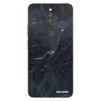 Picasee silikónový prehľadný obal pre Xiaomi Redmi 8 - Black marble