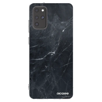 Picasee silikónový prehľadný obal pre Samsung Galaxy S20+ G985F - Black marble