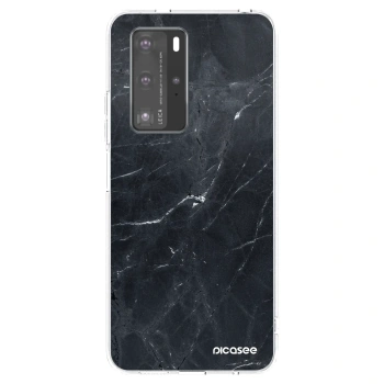 Obal pre Huawei P40 Pro - Black marble