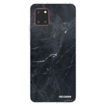 Picasee silikónový prehľadný obal pre Samsung Galaxy Note 10 Lite N770F - Black marble