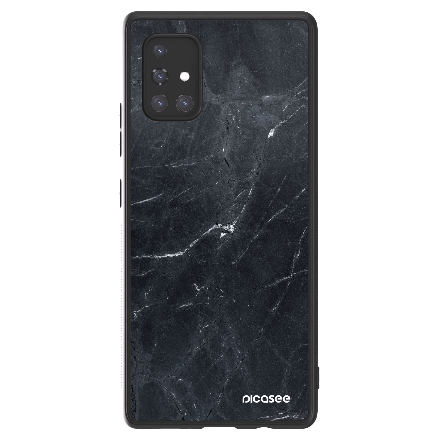 Picasee ULTIMATE CASE pro Samsung Galaxy A71 A715F - Black marble