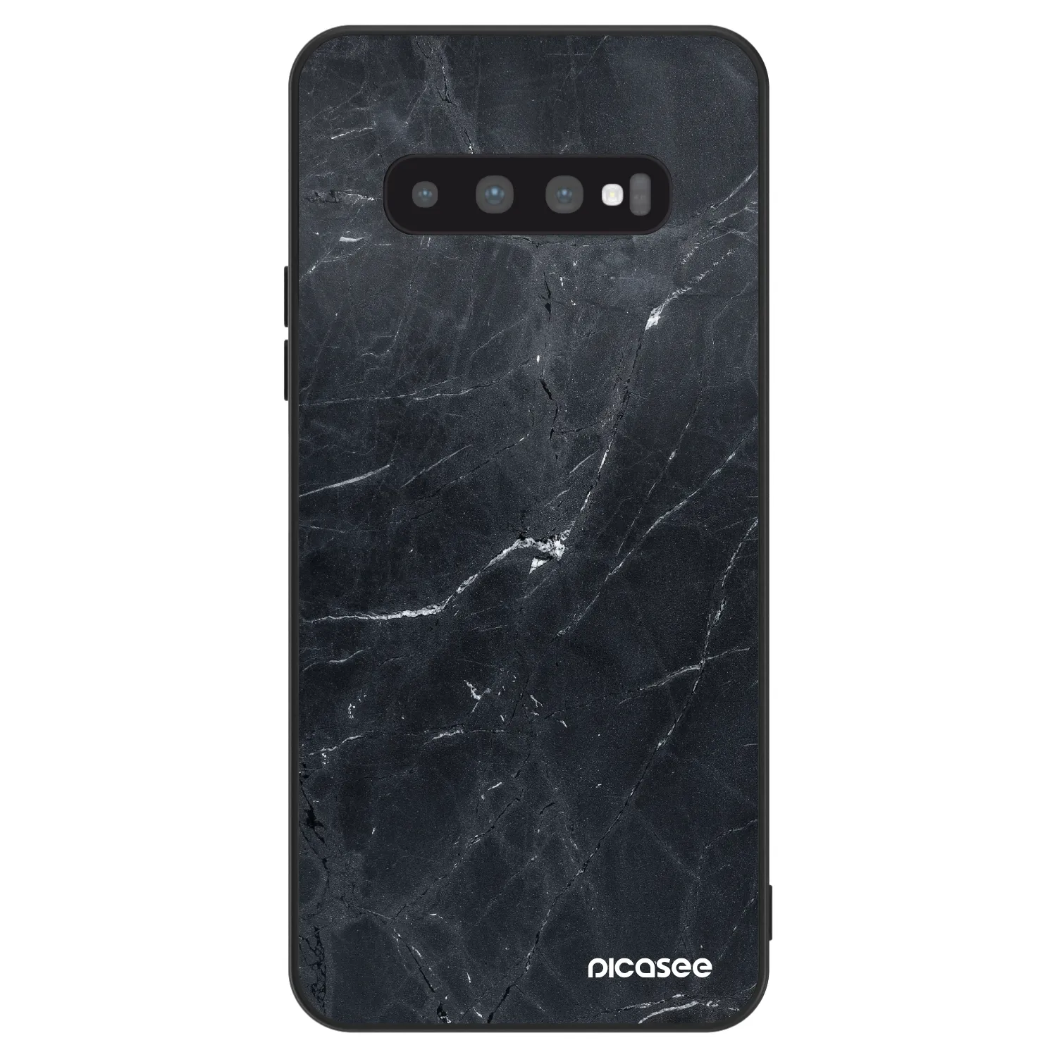 Picasee ULTIMATE CASE pro Samsung Galaxy S10 G973 - Black marble