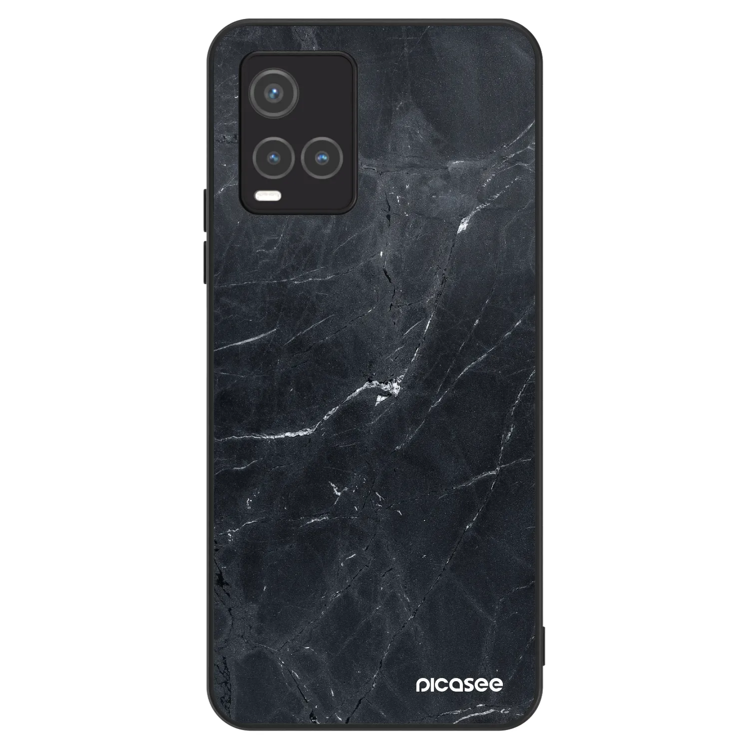 Picasee ULTIMATE CASE pro Vivo Y33s - Black marble