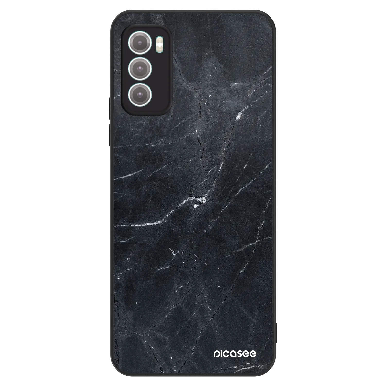 Picasee ULTIMATE CASE pro Motorola Moto G60 - Black marble
